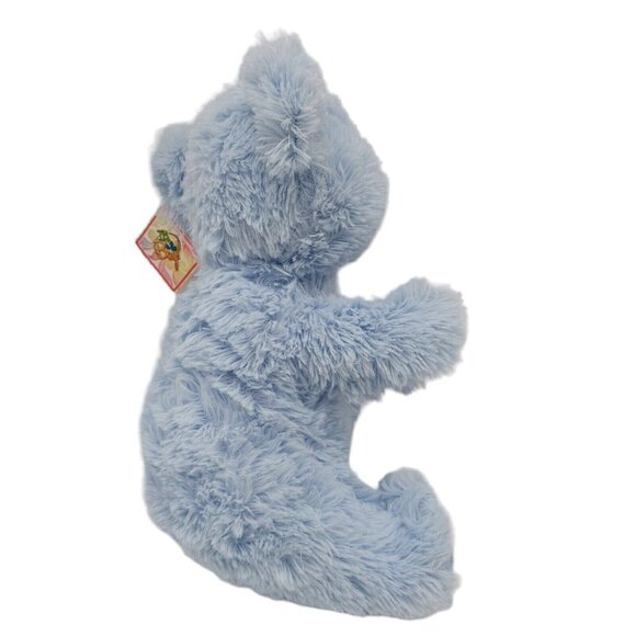 It's in the bag Blue White Plush Teddy Bear 10 Inches Stuffed Animal Kellytoy - Picture 7 of 9